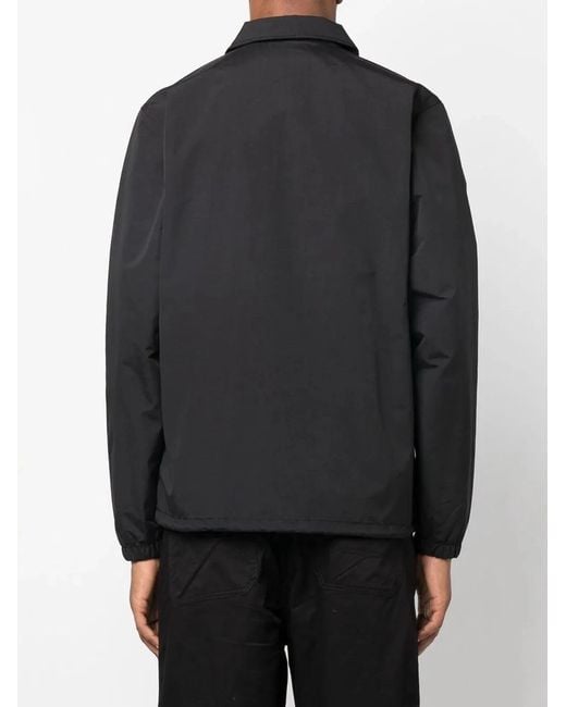 Dickies Black Logo-Patch Long-Sleeve Jacket for men