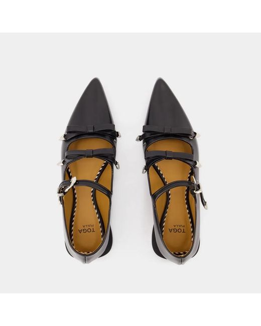 Toga Black Aj1344 Ballerinas