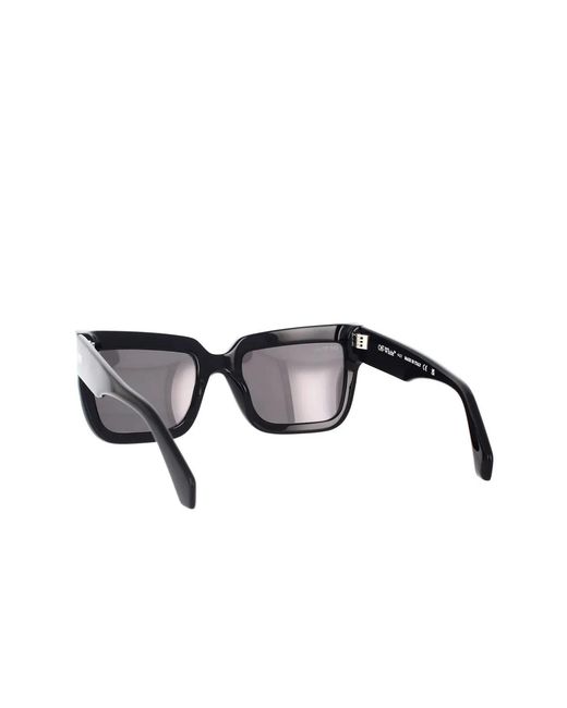 Off-White c/o Virgil Abloh Black Firenze Logo Sunglasses