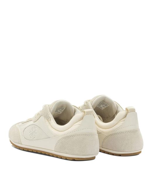 Tory Burch White Suede Leather Sneakers