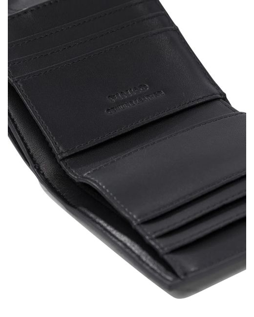 Pinko Black Leather Wallets