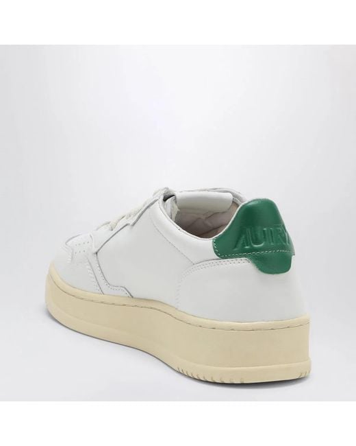 Autry White Medalist Sneakers for men