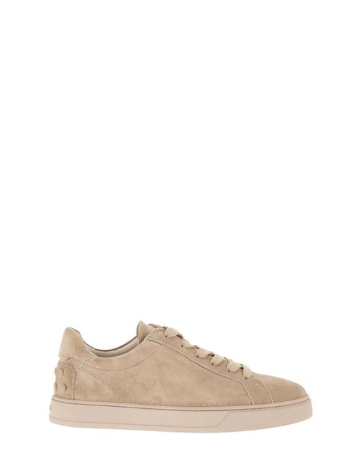 Tod's Brown Suede Flat Shoes