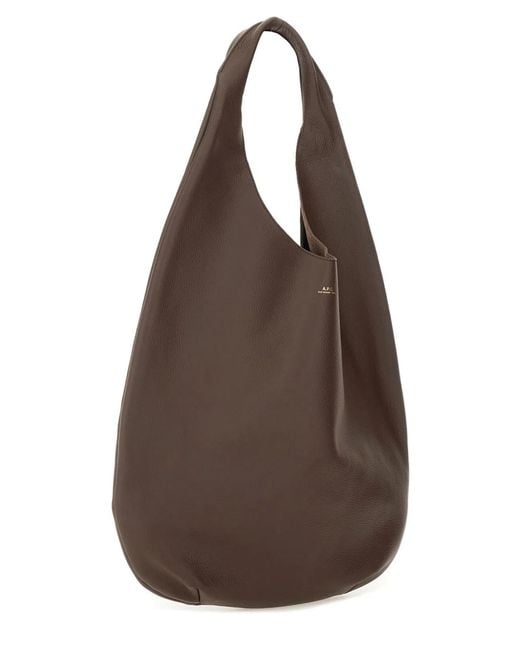 A.P.C. Brown "Le Neige" Bag
