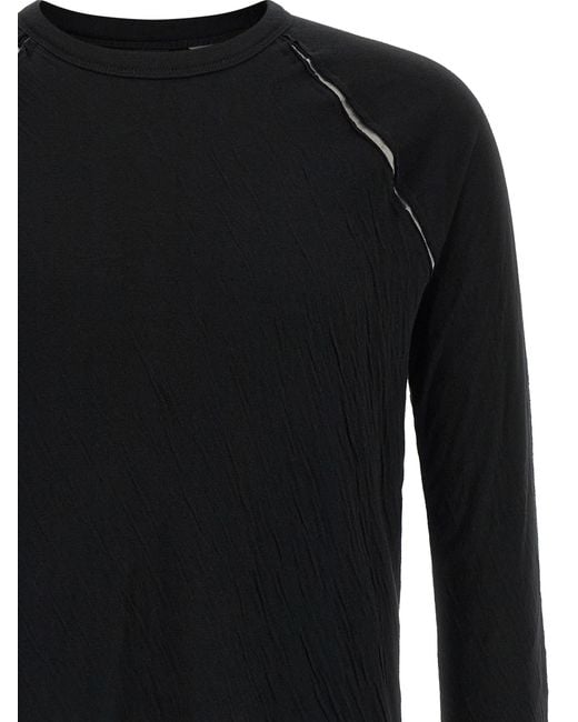 Thom Krom Black Cotton T-Shirt for men