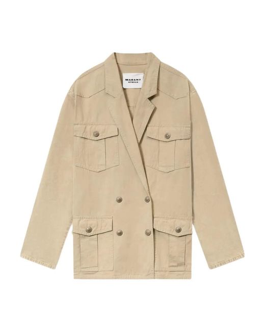 Isabel Marant Natural Cotton Linen Jacket