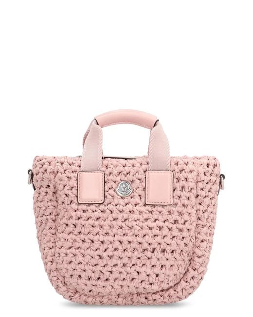 Moncler Pink Micro Caradoc Tote Bag