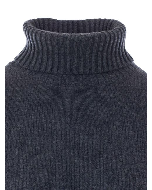 Pinko Blue Wool Cashmere Sweater