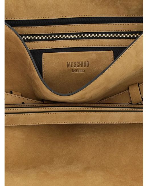 Moschino Metallic 'Tie Me' Shoulder Bag
