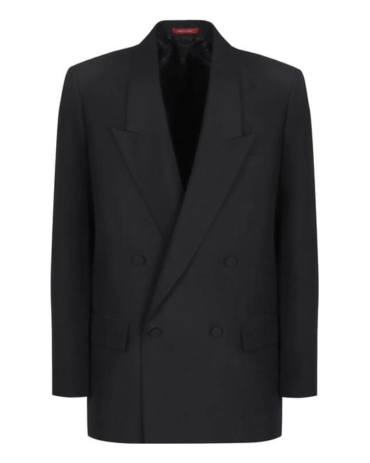 Gucci Black Double-Breasted Jacket for men