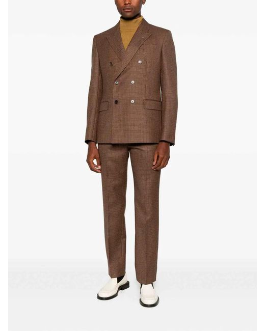 Gucci Brown Wool Pants for men