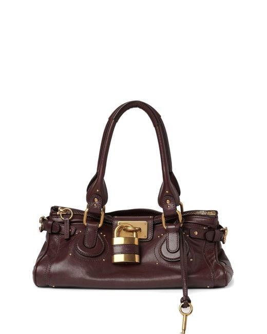Chloé Brown Paddington Leather Tote Bag