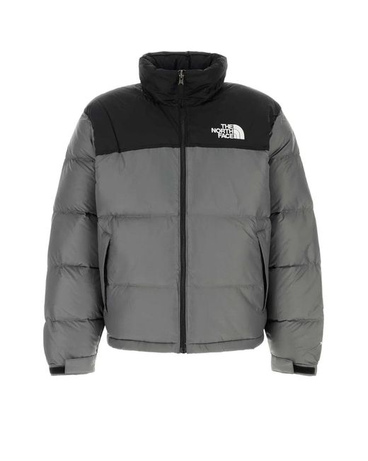 The North Face Gray Mock Collar Jacket for men