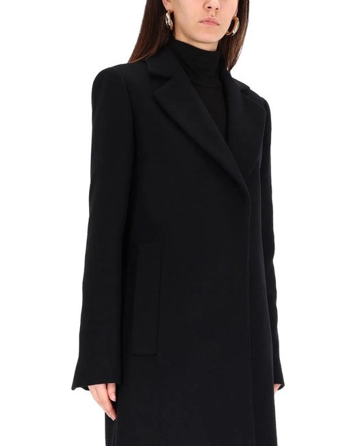Sportmax Black Coat "Ala"