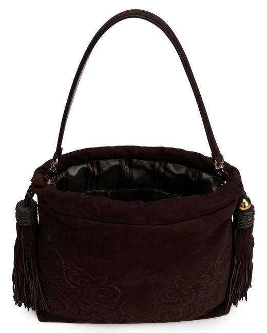 Etro Black Kalispera Medium Bag
