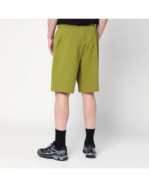 Purple Mountain Observatory Green Bermuda for men