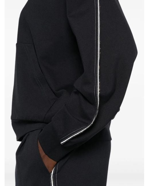 Fabiana Filippi Black Zipped Hoodie