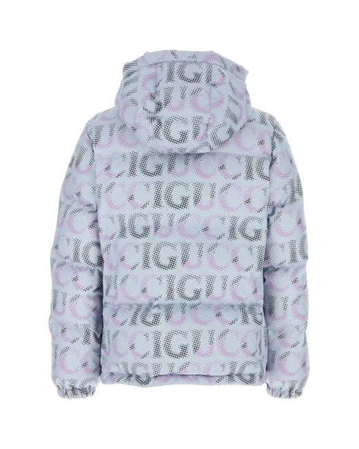 Gucci Blue Polyester Down Jacket for men
