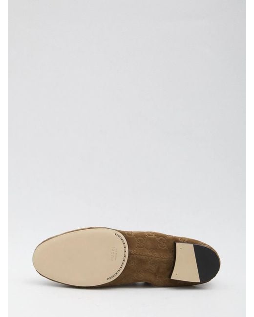 Gucci White Wjordaandoria Mocc Ggsde