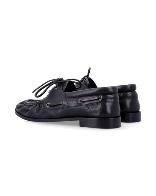 Saint Laurent Blue Le Loafer Bateau for men