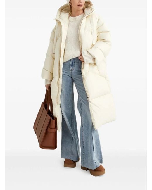 Khrisjoy White Polyester Down Feather Jacket