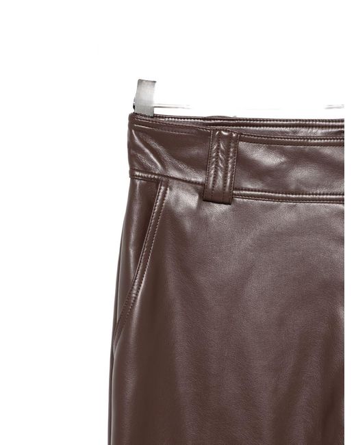 Twinset Brown Darkness Polyester Trousers