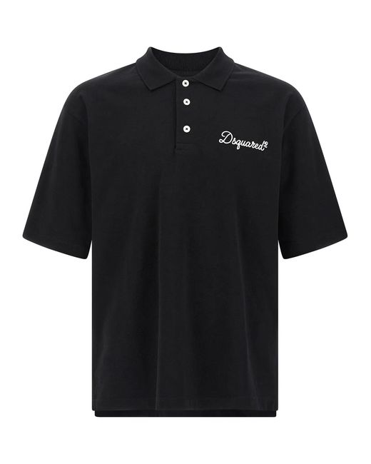 DSquared² Black Signature' Polo Shirt for men