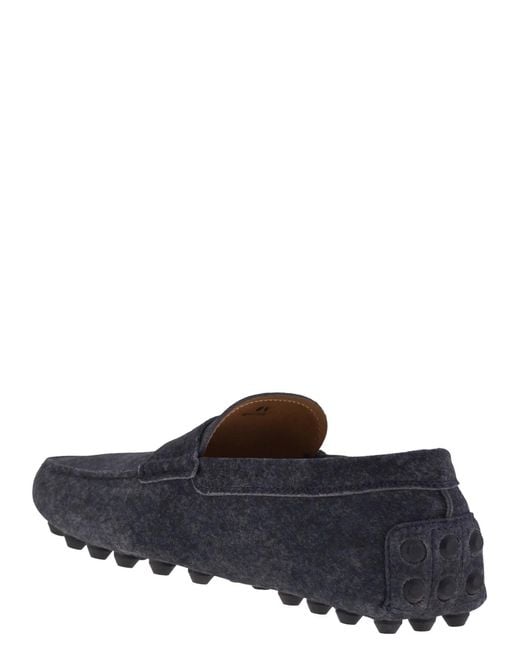 Tod's Blue Gommino Bubble Sole for men