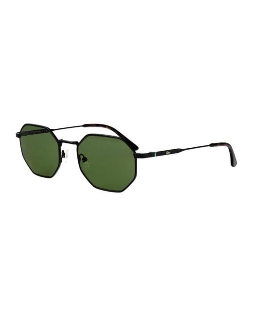 Lacoste Green Metal Sunglasses