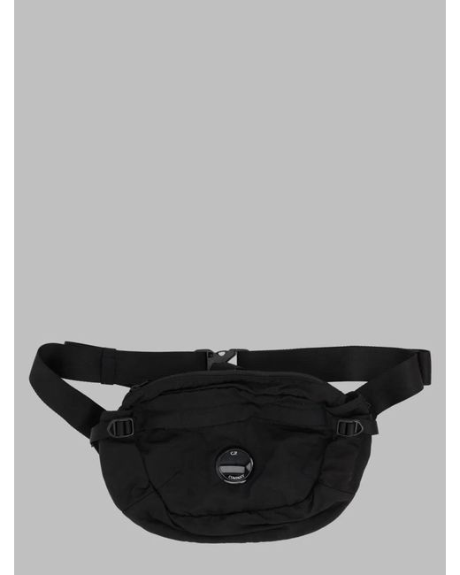 C P Company Black C. P. Company Mini Belt Bag For Boys