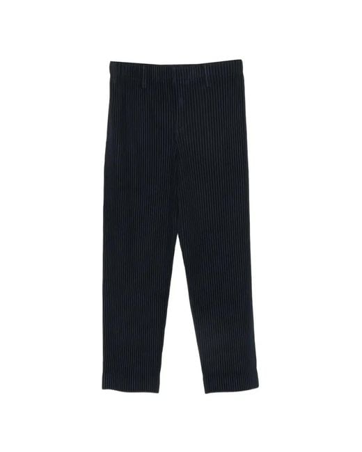 HOMME PLISSÉ Black Homme Plisse Homme Plisse Issey Miyake Pleated Trousers for men