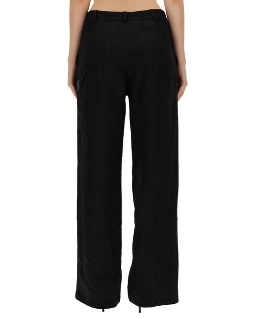 Moschino Black Wide Leg Pants
