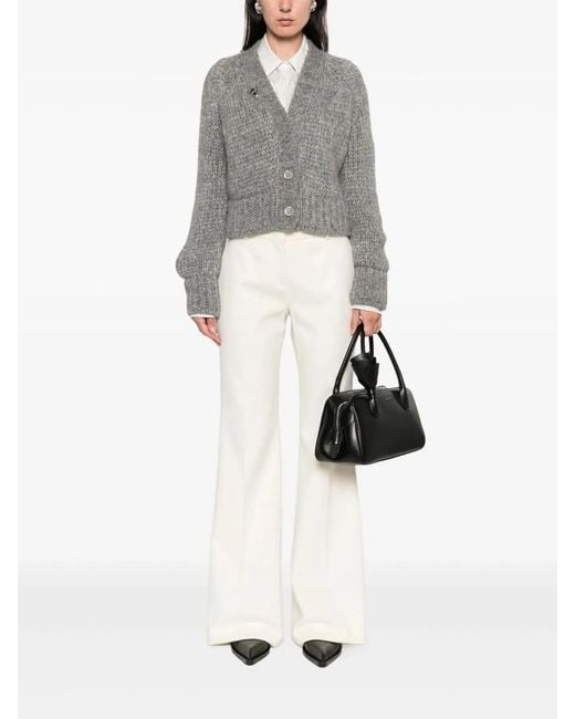 Ermanno Scervino White Virgin Wool Trousers