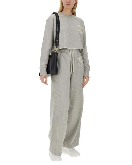 Stella McCartney Gray Sweatshirt With Logo