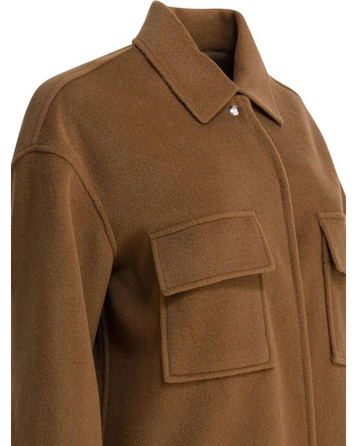 Semler Brown Polyester Rayon Jacket