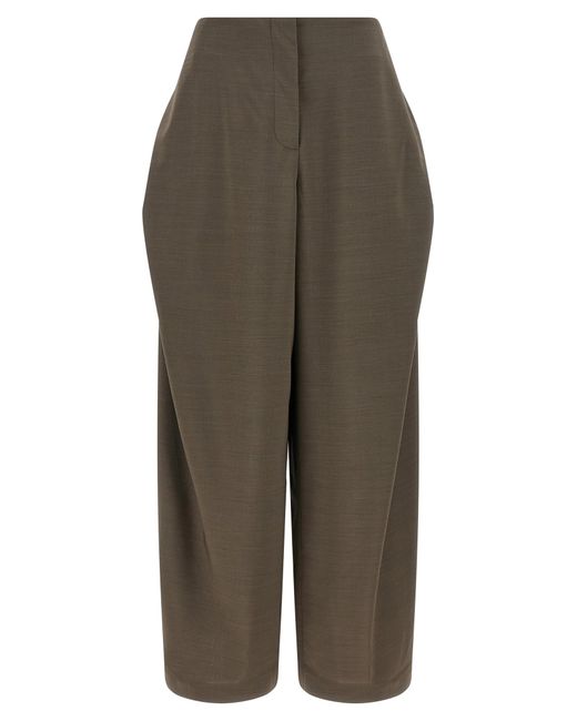 Jacquemus Green 'Le Pantalon Cubisto' Pants