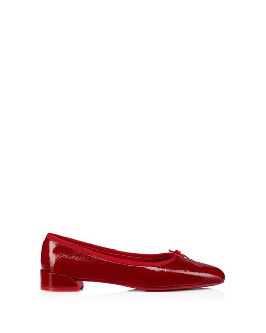 Christian Louboutin Red Durable Tpu Flat Shoes