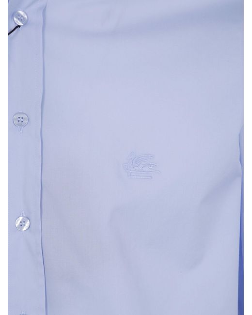 Etro Blue Classic Shirt for men