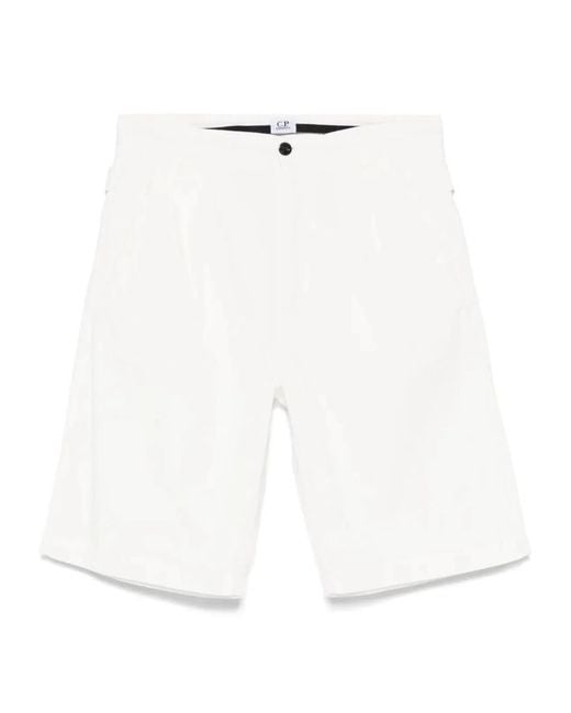 C P Company White C.P.Company Bermuda for men