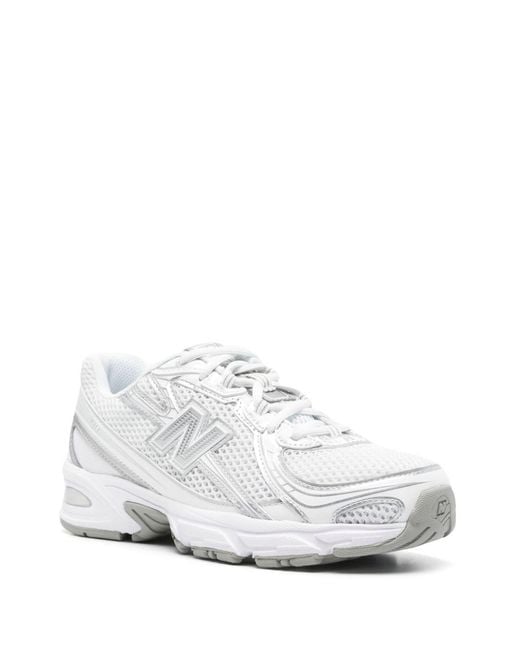 New Balance White 740 Sneakers