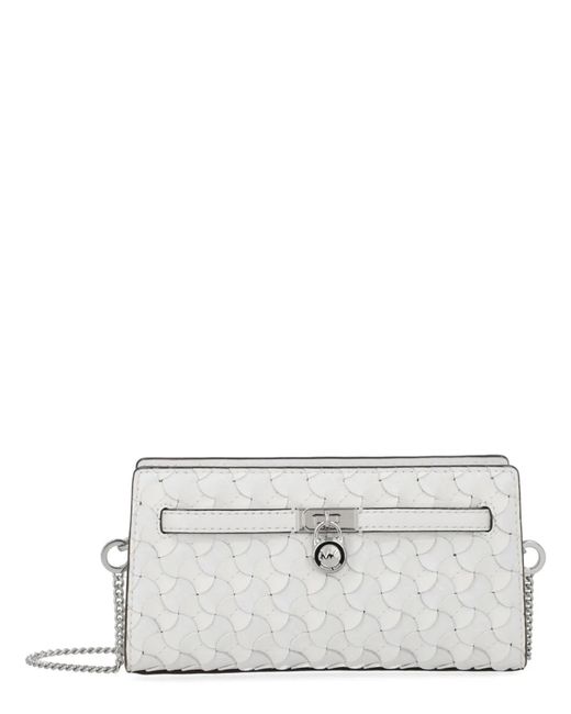 MICHAEL Michael Kors White Leather Shoulder Bag