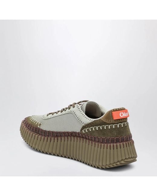 Chloé Green Nama Sneakers