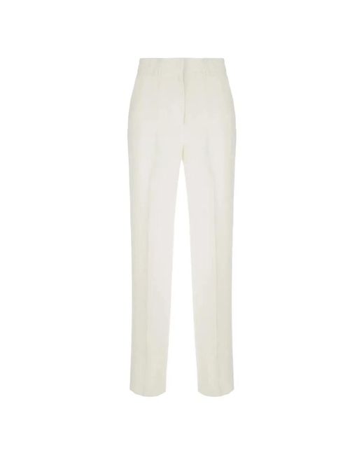 Antonelli White "Robinia" Trousers