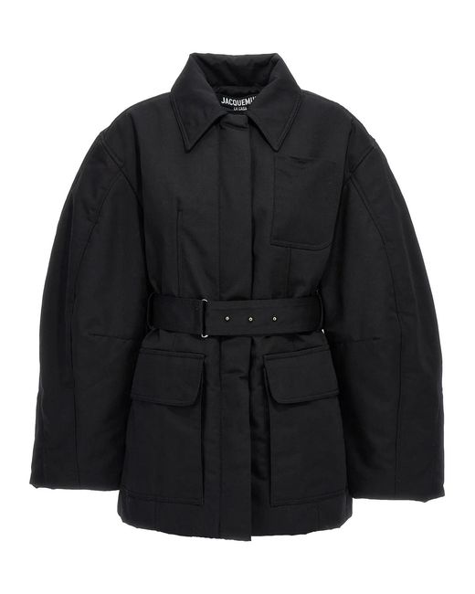 Jacquemus Black 'Le Blouson Bari' Jacket