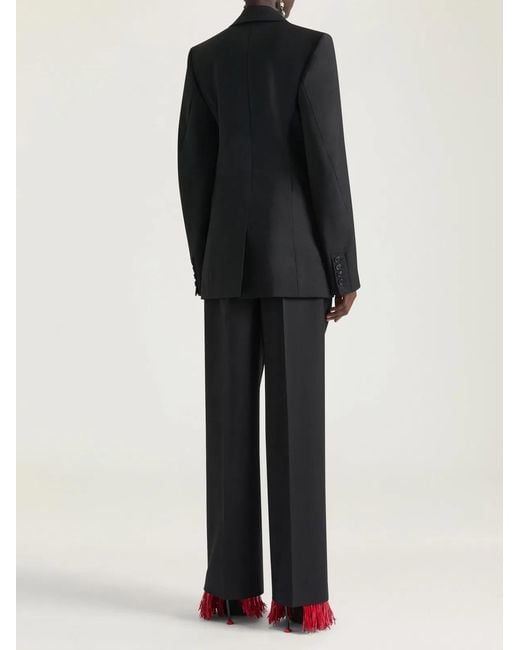 Givenchy Black Double Breasted Tailored Jacket