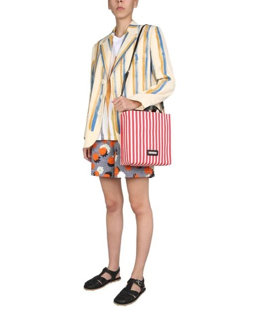 Marni Natural Single-Breasted Jacket
