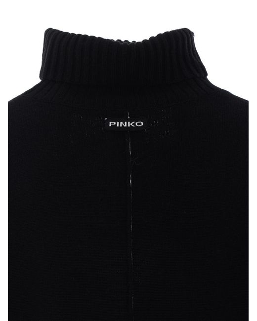 Pinko Blue Wool Cashmere Sweater