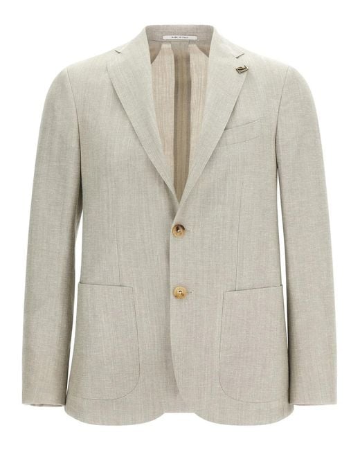 Pal Zileri Gray 'Brera' Blazer for men