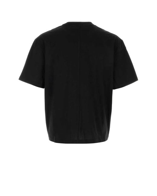 The Row Black Cotton Errigal T-Shirt for men