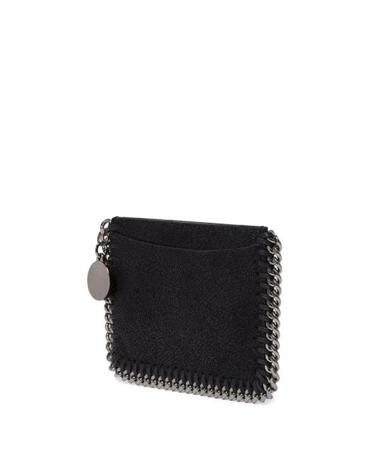 Stella McCartney Black Falabella Card Holder